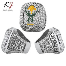 NBA2021密尔沃基雄鹿队总冠军戒指男官方新款亚马逊新款厂家批发