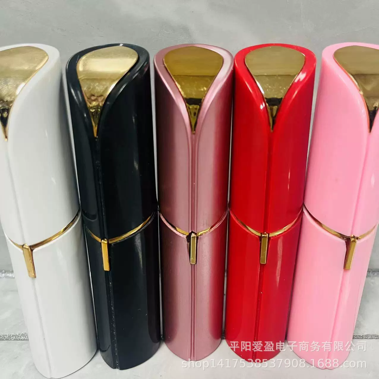 Lipstick for face, hair removal