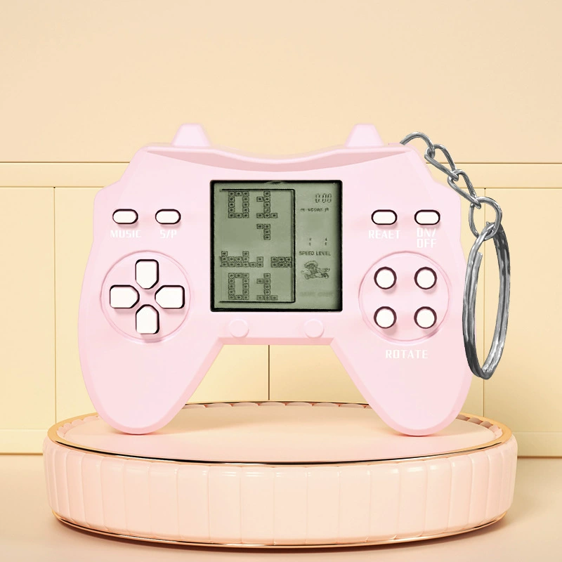 Маленькая милая игровая консоль, рукоять, тетрис, игрушка, брелок, ностальгия, подарок на день рождения