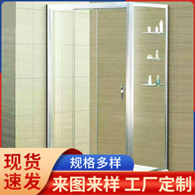 定制淋浴房铝型材淋浴房铝合金型材铝型材厂家扇形隔断简易淋浴房