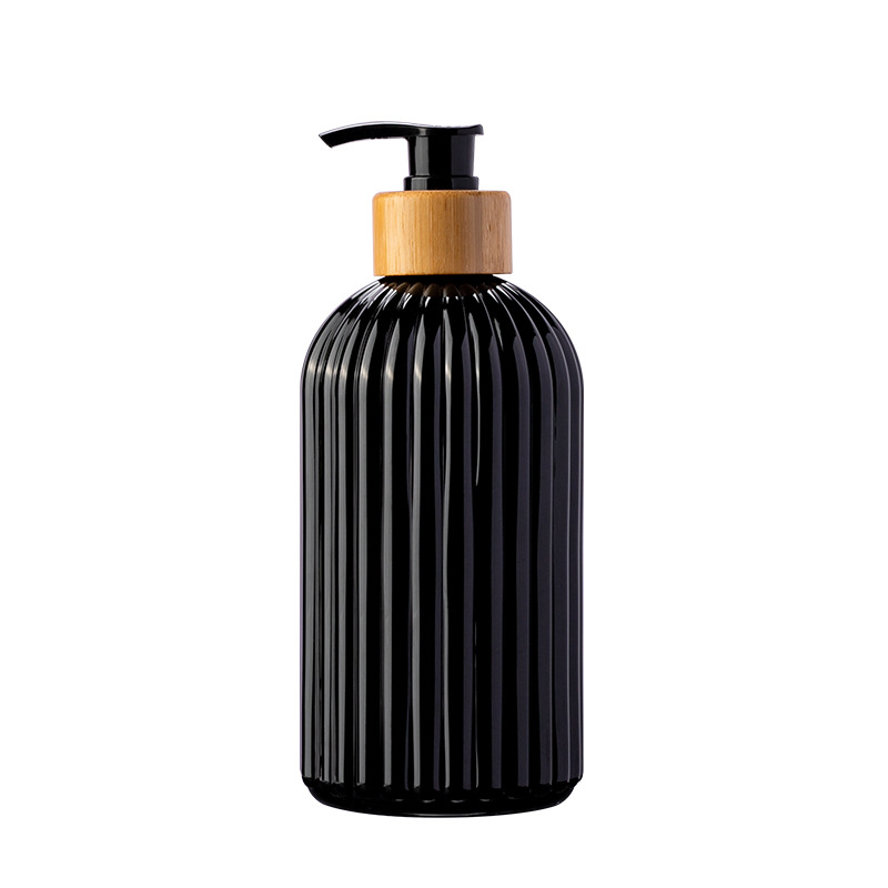 500ml botella de plástico para mascotas línea botella de champú refrescante botella de gel de ducha botella de lavado de loción en stock productos