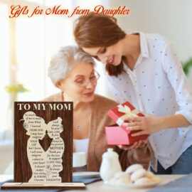 跨境新品Mothers Day Gifts母亲节立牌摆件给妈妈的礼物木质摆件