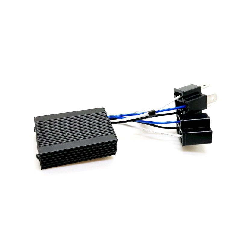 Coche LED faro aluminio Shell mini eliminación instrumento panel fallo decodificador H4 anti-interferencia eliminación Modificación de alarma