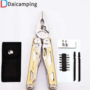 Daicamping Dl30-Yellow Hand Tools Outdoor Multi-Purpose Pocket Knife Tool Edc Multi-Function Knife Pliers