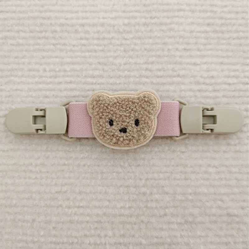 INS estilo coreano clip de suspensión oso pantalones de tirantes para niños clip anti-caída clip de la correa del hombro soporte de la falda de la suspensión antideslizante artefacto de hombro