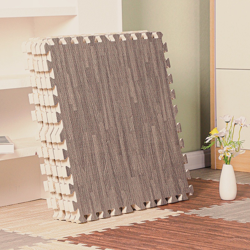 环保级EVA仿木纹拼接地垫泡沫儿童爬行垫家用爬爬垫拼图加厚地毯