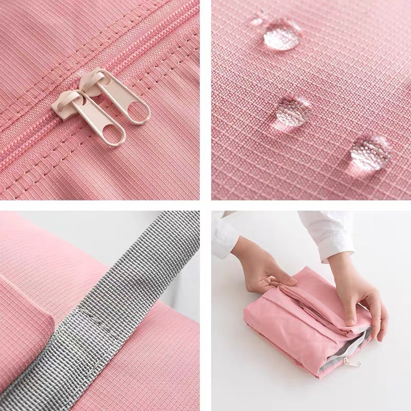 Bolsa de almacenamiento de ropa cremallera impermeable a prueba de humedad y embalaje a prueba de moho ropa equipaje móvil embalaje edredón bolsa de almacenamiento