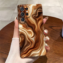 跨境爆款艺术流沙精孔菲林壳A11/A12设计感全包手机壳S25小众新款