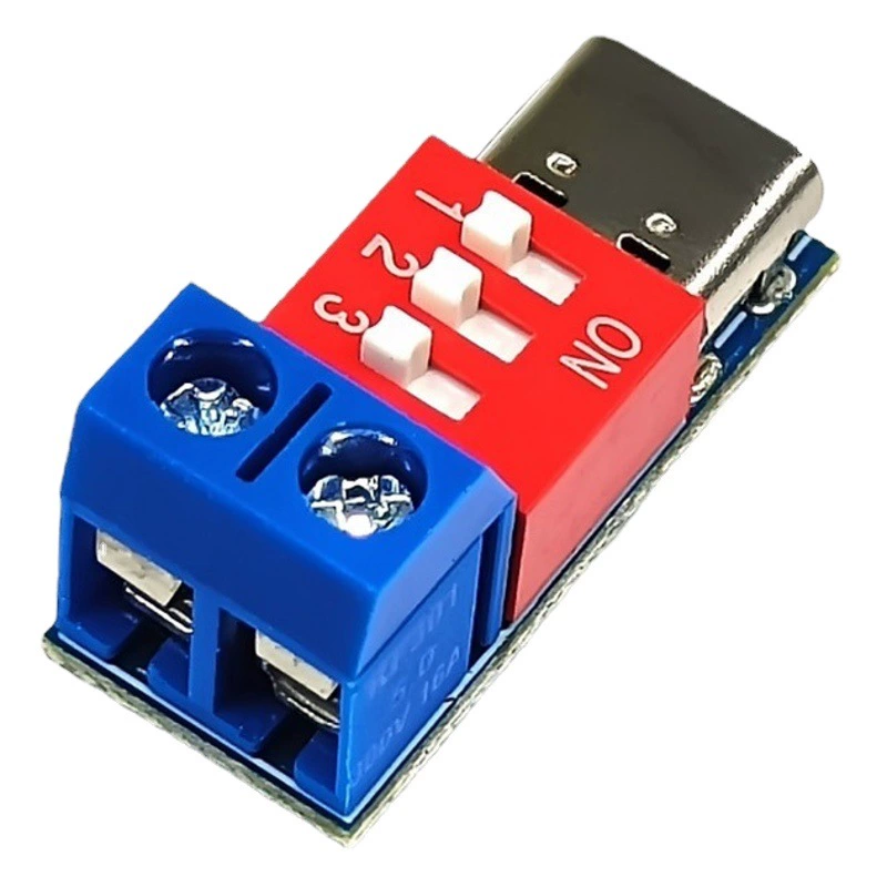 Многопротокольный имитатор питания 5А с поддержкой быстрой зарядки PDQC, светодиодным индикатором и стабильной многопротокольной быстрой зарядкой