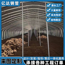 养殖菌棚香菇棚口蘑木耳羊肚菌种植棚大棚骨架钢管食用菌棚搭建