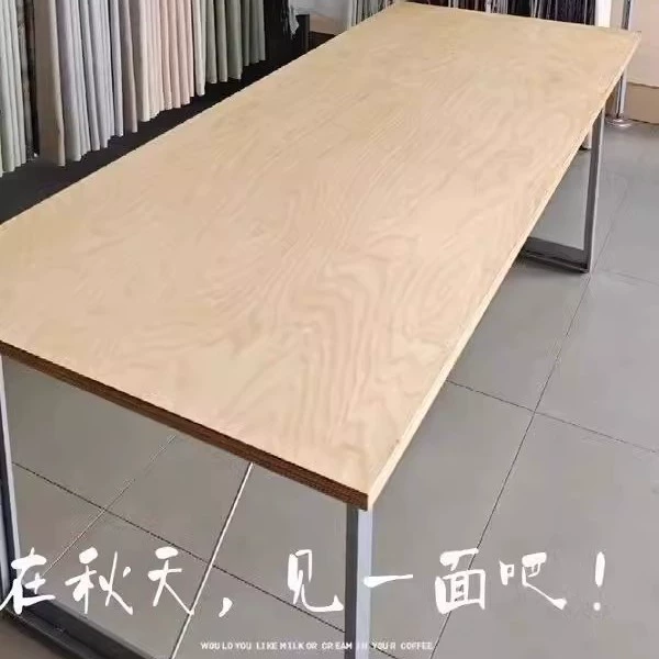 Прямоугольный березовый рабочий стол океанская доска стол Большая доска стол гостиная кафе повседневный стол длинный чайный стол