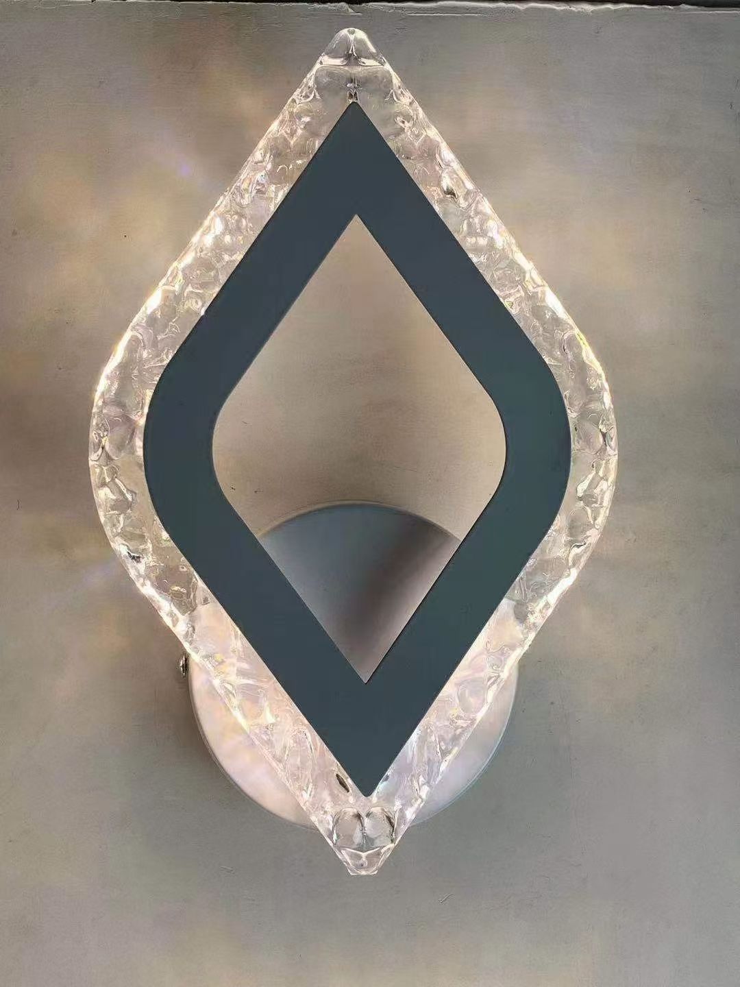 Luz de lujo transfronteriza nórdica iluminación de techo de hielo decoración de sala de estar con lámpara de hierro forjado con kit de iluminación LED accesorios de iluminación image 11