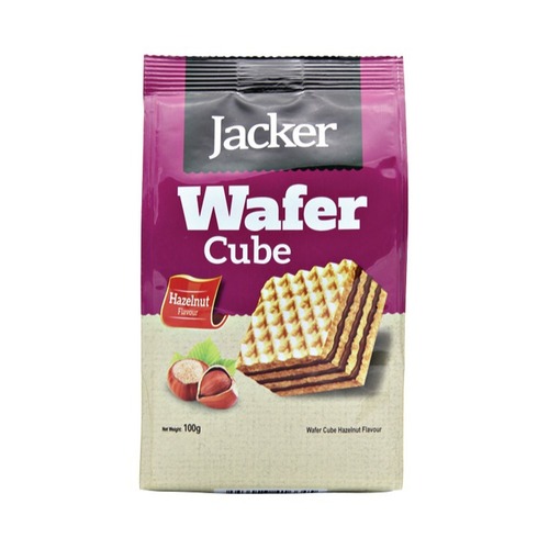 Malaysia Imported Snacks, Jacke Jack Square Wafer Cookies Best Selling, Snack Wholesale 100g