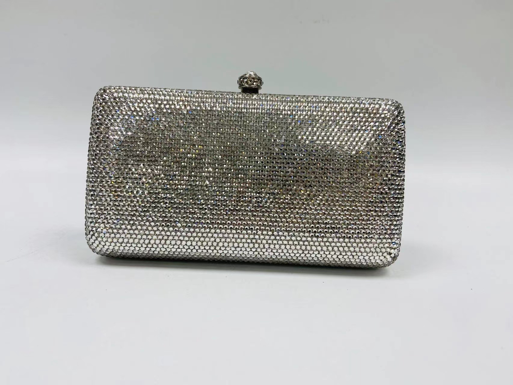 Bolsa de cena de diamantes hecha a mano transfronteriza, bolsa de mano de diamantes, fábrica de sirena Daiwei, orden de bolsa de embrague