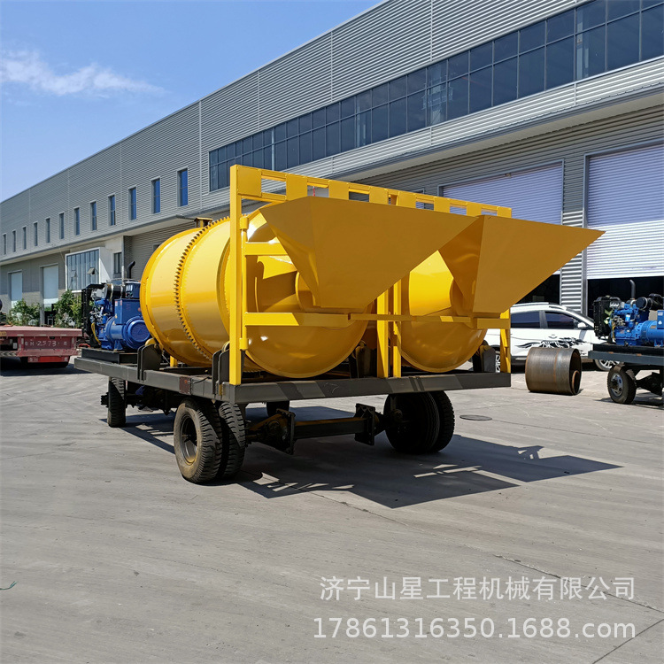 高速路面修补沥青拌合机 隔热保温式沥青搅拌机 庭院摊铺机械