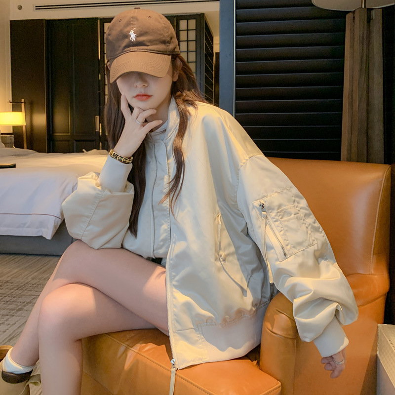 多巴胺早秋超好看棒球服外套女2025新款超火小个子夹克上衣潮|undefined