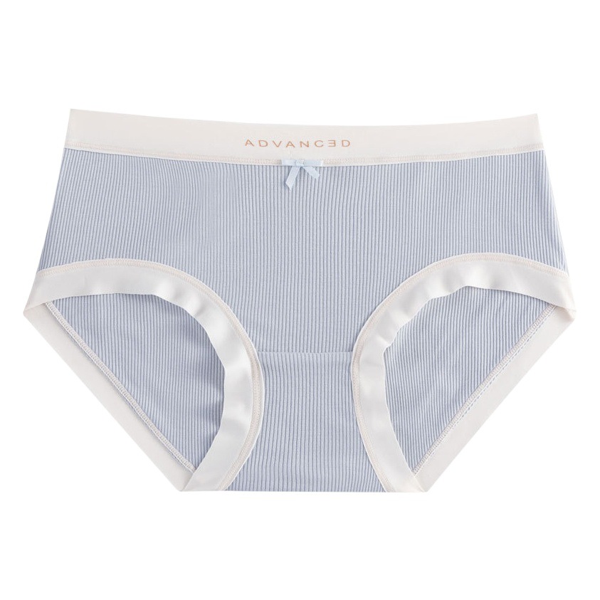 Entrepierna antibacteriana modal de las mujeres entrepierna inferior de algodón de las mujeres transpirable sin costuras Mediados de cintura hilo triángulo pantalones cortos cabeza mujeres