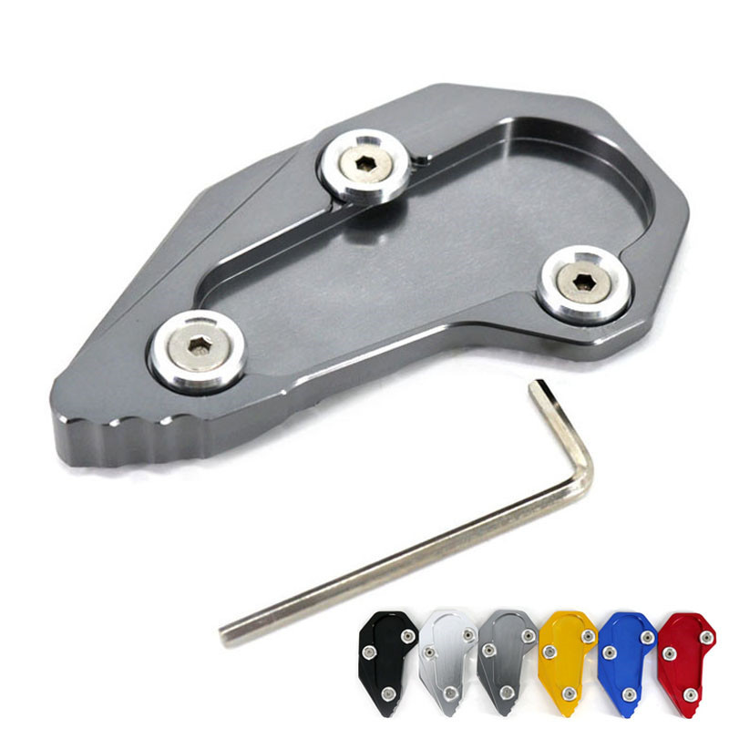 适用宝马 R1200R R1200RS 15-18 改装脚撑加大座 侧踢 边撑加宽垫