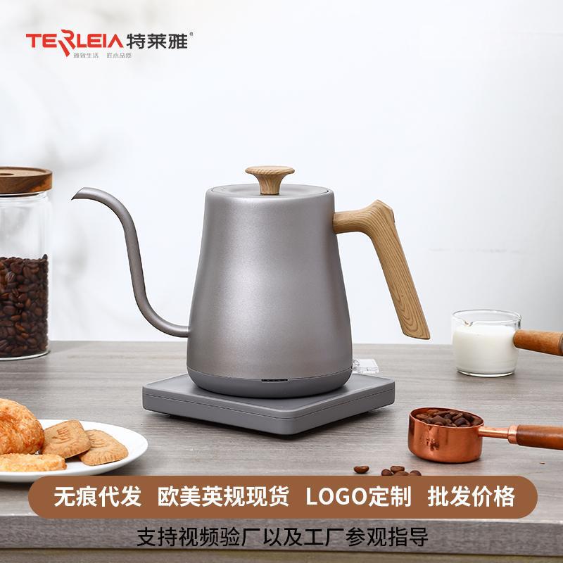Hand-Brewed Coffee Water Kettle, Household Electric Water Kettle, Office Tea Making Special Temperature-Controlled Hand-Brewed Water Kettle Gift Set