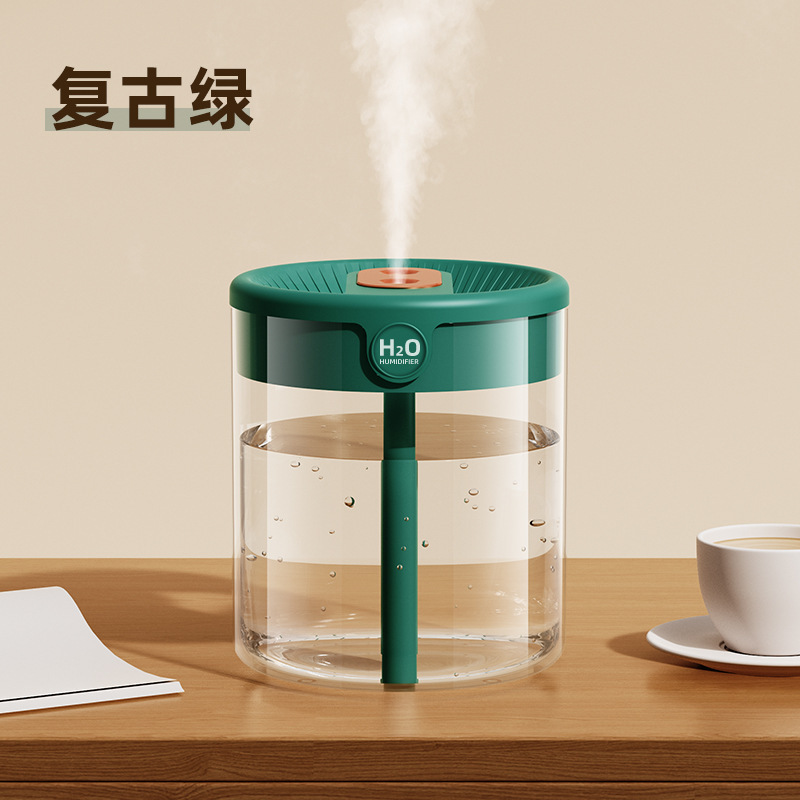 数显家用加湿器usb双喷大容量卧室新款2L批发办公室静音加湿器|undefined