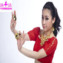 泳达嘉艺新款肚皮舞服装 镀金舞蹈指拨 肚皮舞配饰