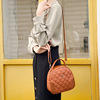 Fashionable handheld capacious one-shoulder bag, 2022 collection, flowered