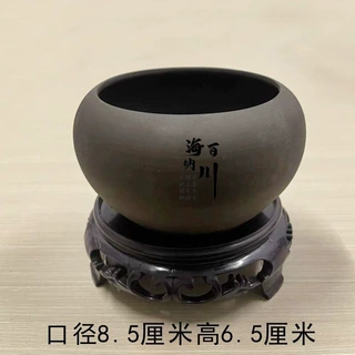 紫砂花盆清仓价文竹底座托盘金枝玉叶花盆专用蝴蝶兰发财树陶瓷盆