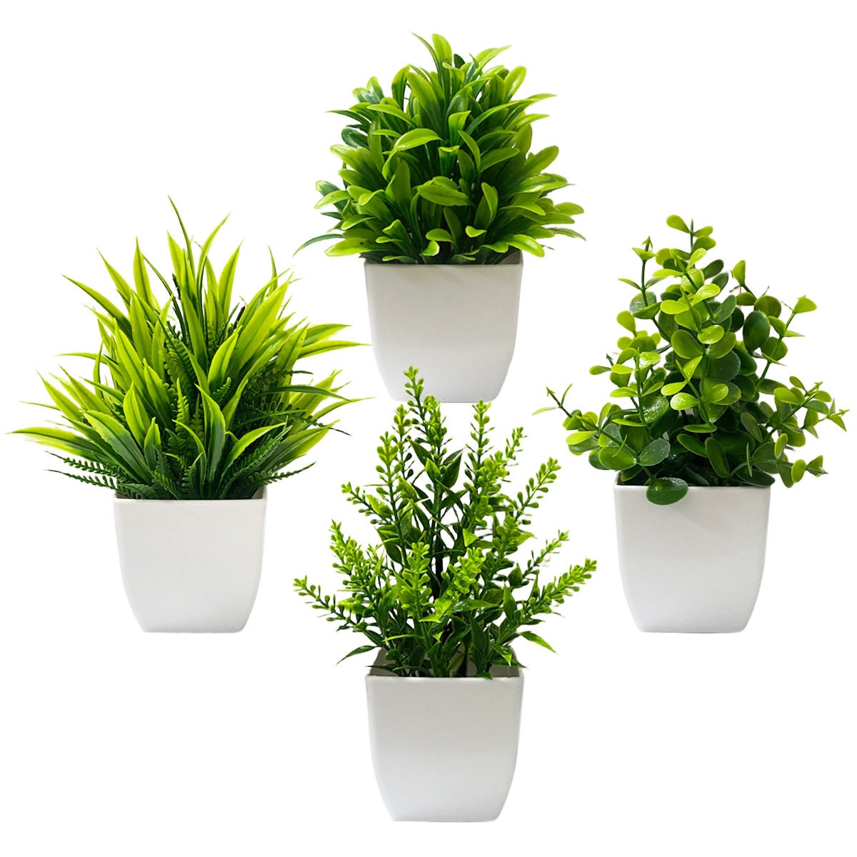Simulación de maceta para decorar el hogar, plantas verdes, mesa de comedor de lavanda, decoración de oficina, plantas de romero image 4