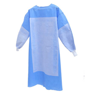 Disposable Reinforced Surgical Gown, Sterilized High-Performance Protective Clothing, Three-Antibiotic Non-Woven Surgical Overalls