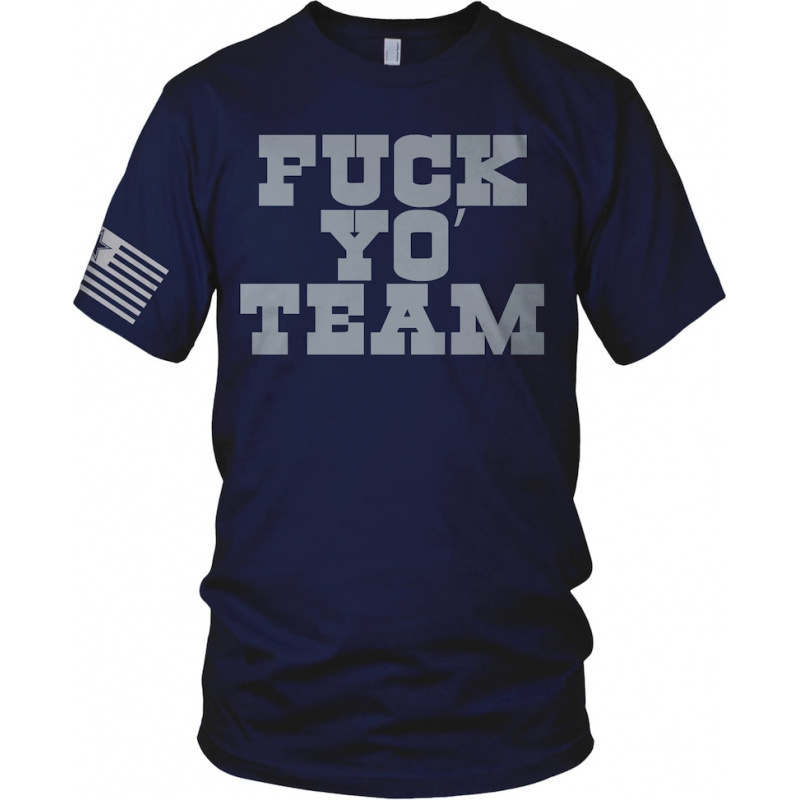 【Cross-Border European Size】F*Ck Yo' Team Unisex Heavy Cotton Tee (Dallas Ed