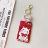 Card holder, backpack accessory, travel card case, keychain, for luck