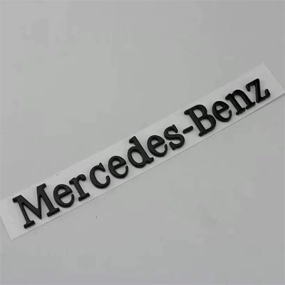 Mercedes-Benz tail emblem Car logo - standard-mercedes-benz-modified-color-bright-black