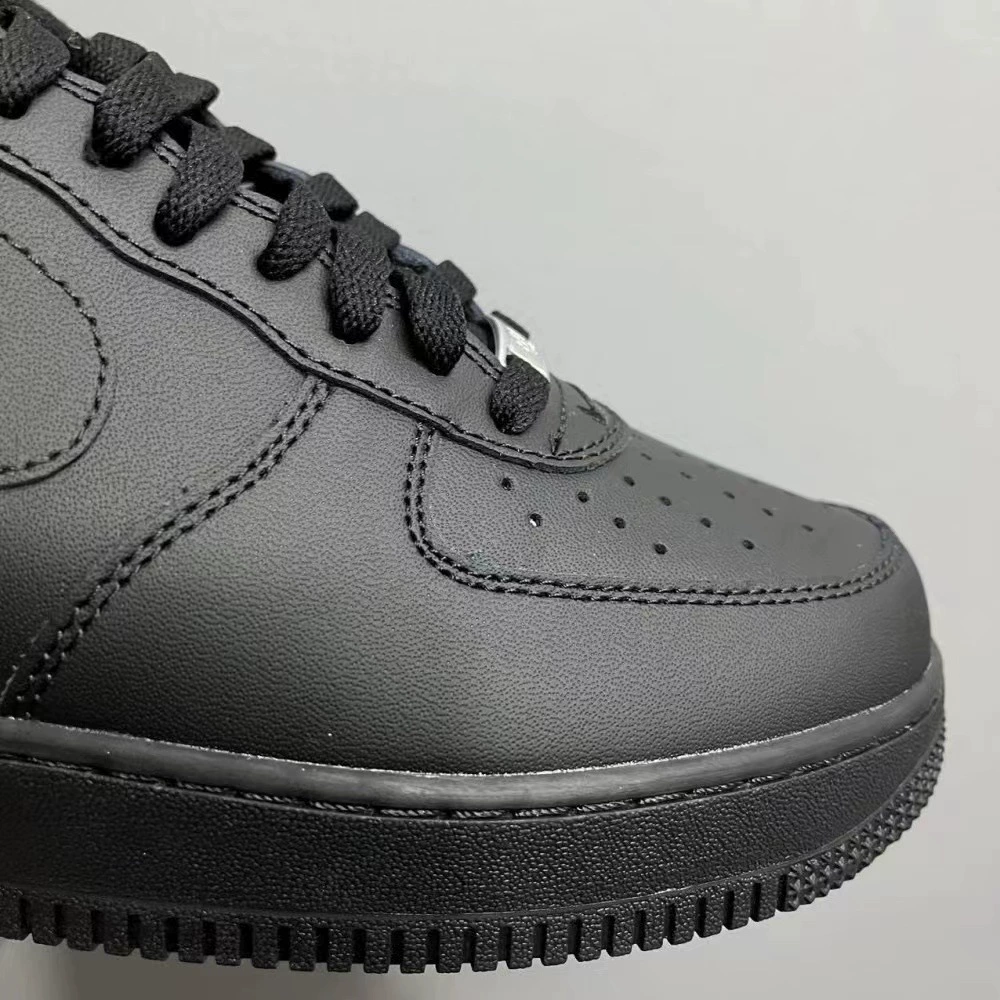Кроссовки Nike Air Force 1, классика унисекс спортивная обувь, полностью белые и полностью чёрные, размеры 36–46