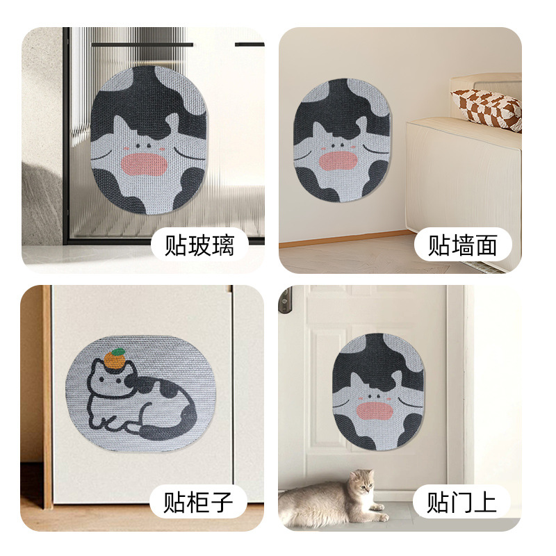 Tablero de agarre para gatos, adhesivo de pared vertical, artefacto de gato divertido, resistente al desgaste, resistente al agarre, sin caspa, adhesivo de pared multifuncional, tablero de agarre para gatos grande para gatos