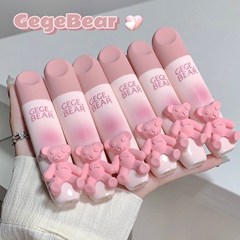 Gegebear リトルベアリップグレーズマットマットベルベット口紅持続メイクアップ美白リップクリーム着色リップ泥クロスボーダーメイクアップ