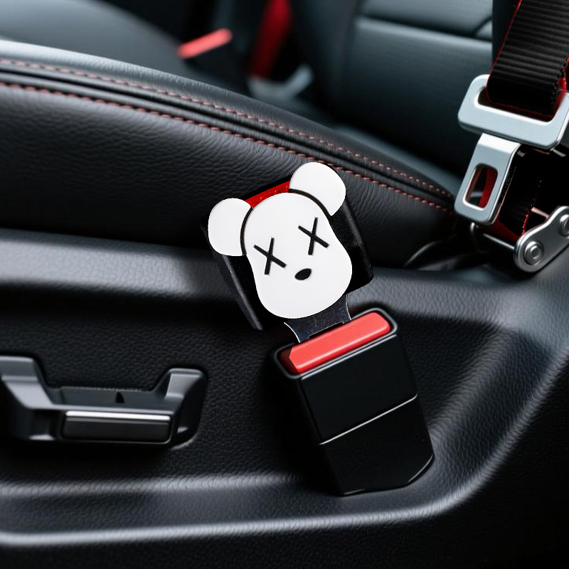 Cinturón de seguridad de automóvil bayonet un par de dibujos animados lindos Star Deluxe conector de extensión conector femenino