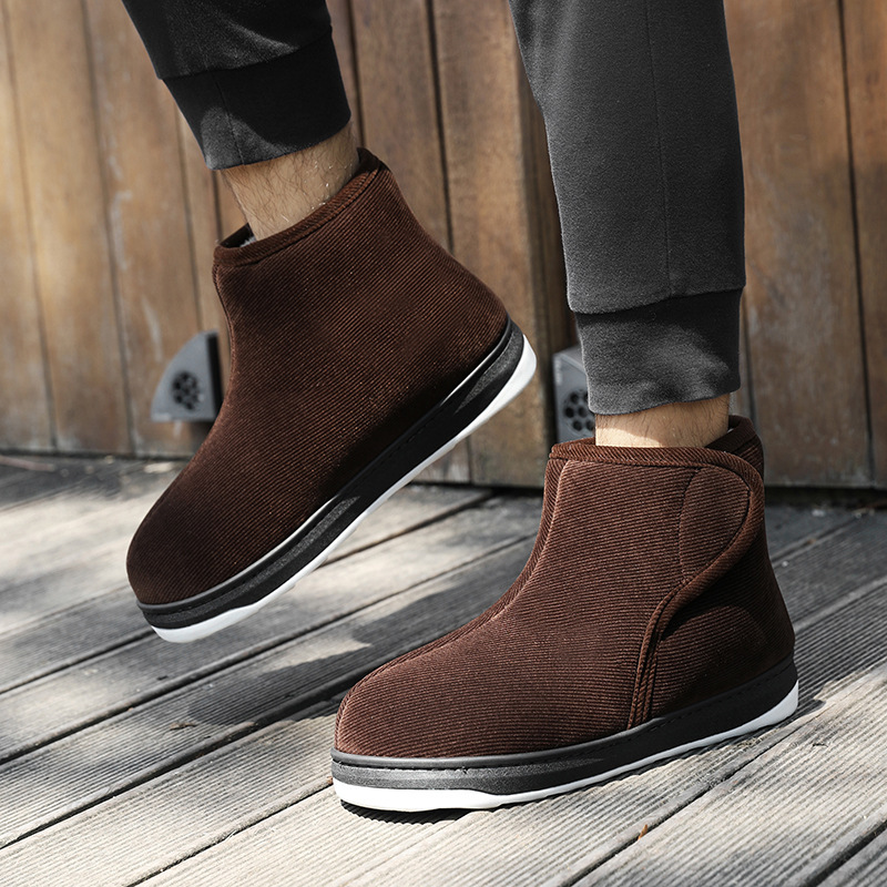 New style cotton-padded slippers for the elderly, cotton-padded shoes for the elderly, grandpa and grandma, cotton-padded shoes for the elderly, foreign trade shoes