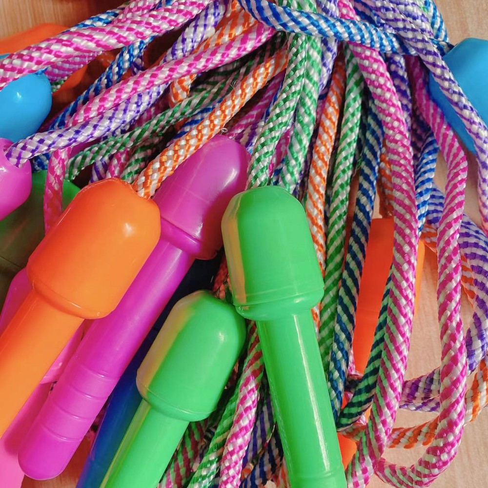 Cuerdas de algodón gruesas niños estudiantes adultos acondicionamiento físico suministros de entrenamiento físico entrenamiento físico cuerda de salto al por mayor