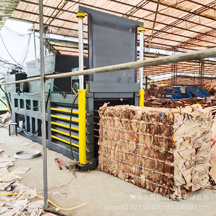 液压打包机哪家好生产废纸塑料瓶压缩机 易拉罐卧式打包机