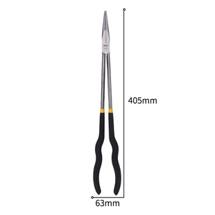 Deli lengthened pointed nose pliers 11 inch/16 inch black DL21011DL21016