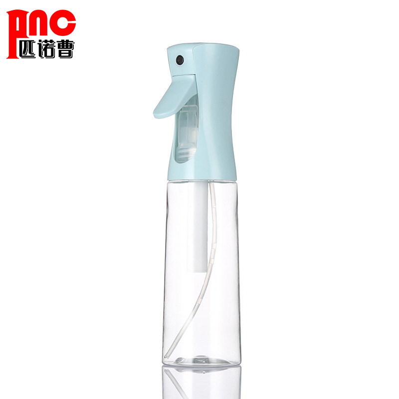 Botella de pulverización continua transparente de color botella de pulverización de alta presión botella de pulverización de desinfección de alcohol fábrica de embotellado