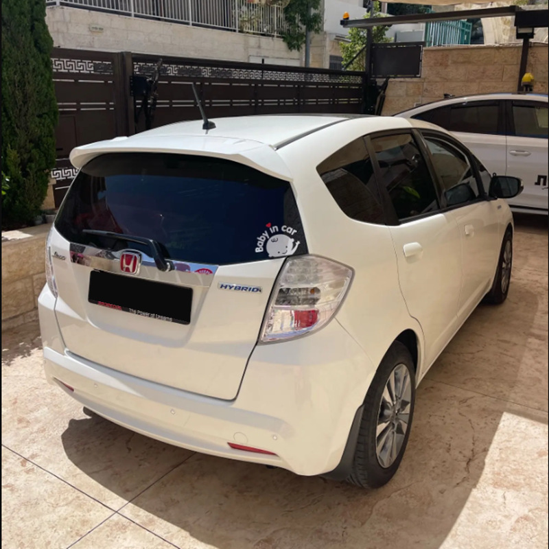 Suitable for 2008-2013 Fit Rear Wing 2Nd Generation Fit Modification Special Punch-Free Paint Decorative Rear Top Wing