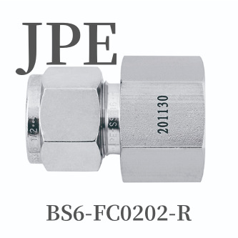 JPE  直通卡套接头  316   BS6-FC0202-R