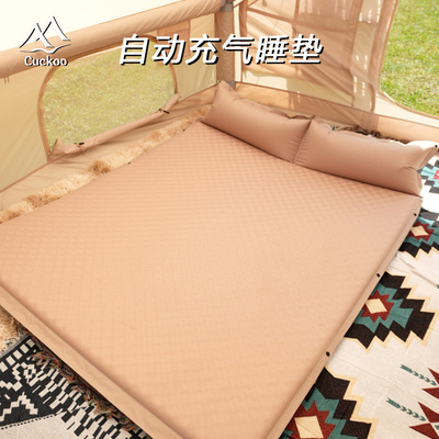 戶外露營折疊睡墊防潮墊 野營加厚加寬氣墊床地墊全自動充氣床墊