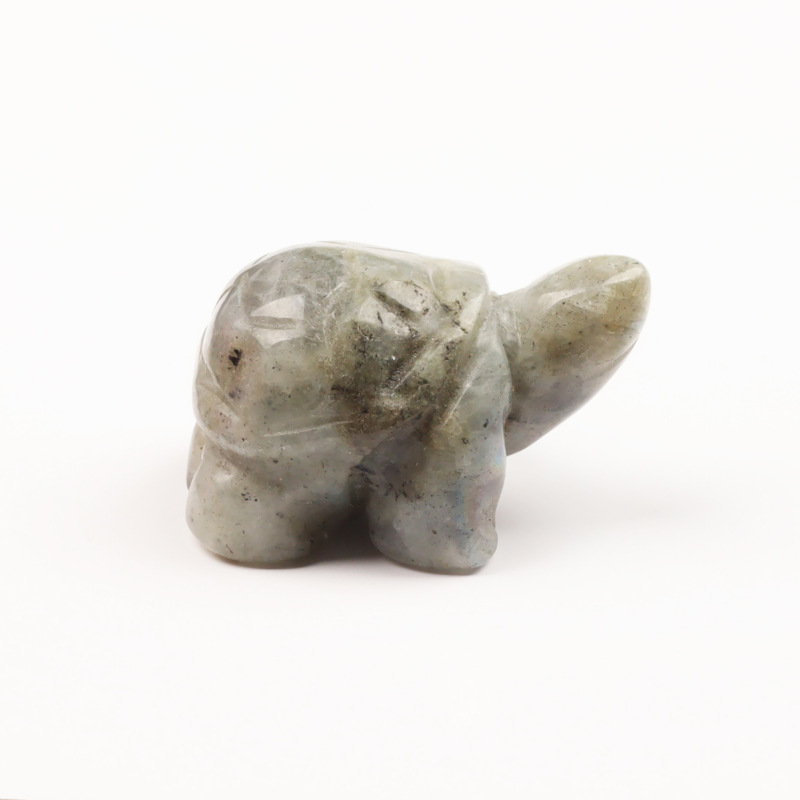 卸売り玉水晶1.5インチ亀彫刻件小動物置物玉工芸品代理|undefined