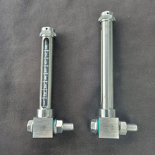 活接螺纹304不锈钢管状石英玻璃管液位计水位计油标耐腐蚀