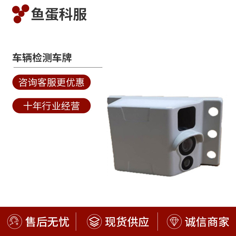 鱼蛋智能路内智慧泊车路牙机 车辆检测车牌 无线电池路牙机批发