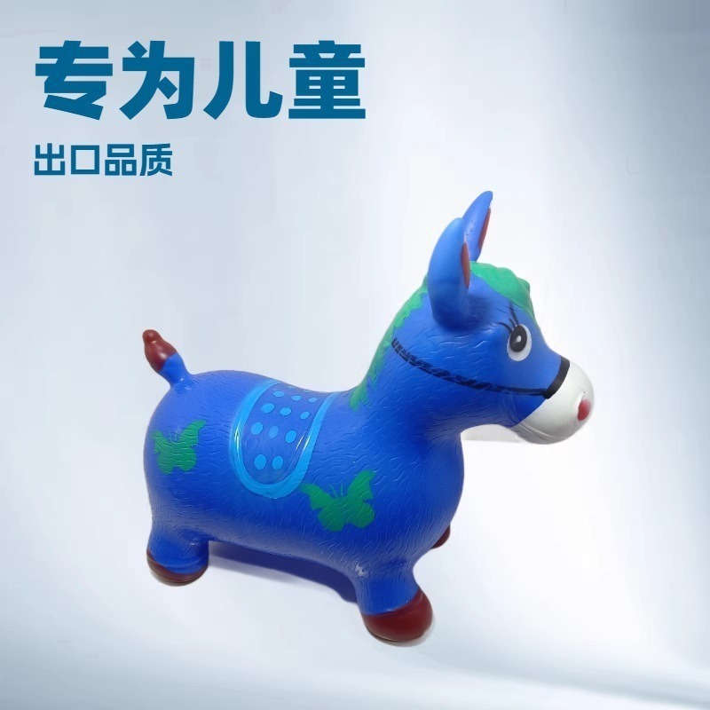 Manufacturer Supplies Painted Bouncing Horses, Pvc Inflatable Bouncing Horses, and Thickened Inflatable Horse Toys for Children