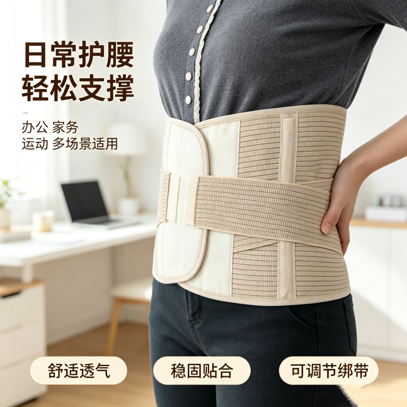 工厂批发可调节加宽透气护腰带运动家用专用防护护具男女通用健身