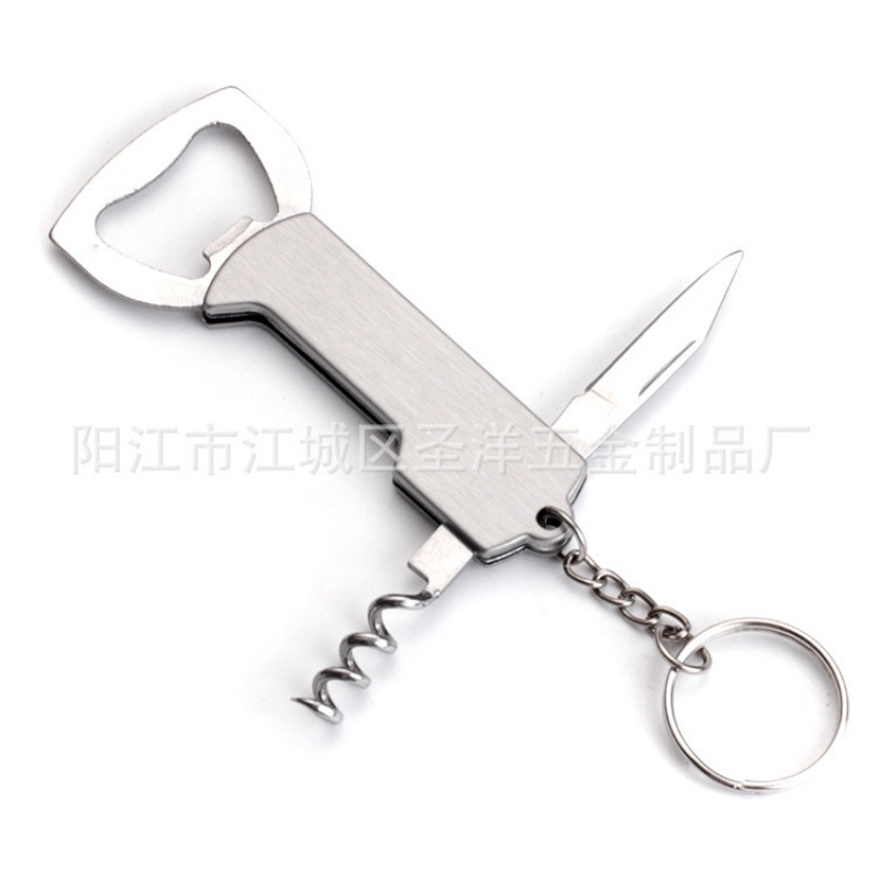 热销礼品小刀折叠小刀 多功能红酒啤酒开瓶器 可印LOGO多用小刀